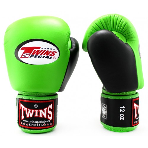 Боксерские перчатки Twins Special (BGVLA-2 light green/black)